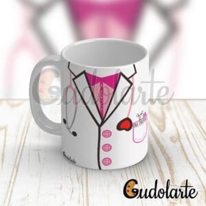 Taza de cerámica personalizada Doctora.