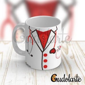 Taza de cerámica personalizada Doctora.