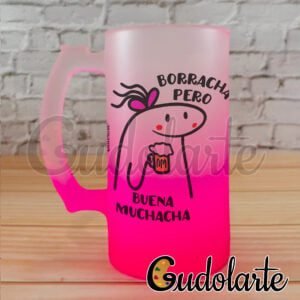 chopp personalizado "borracha pero buena muchacha"