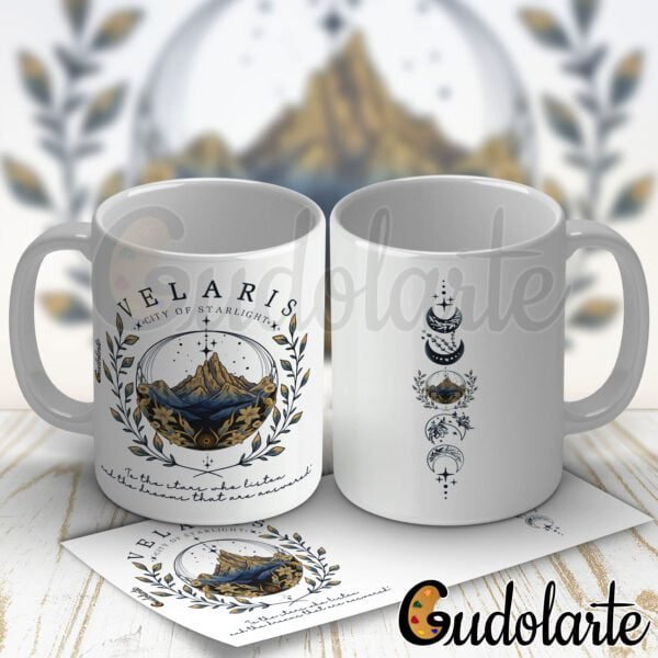 Taza cerámica personalizada Acotar Velaris 01